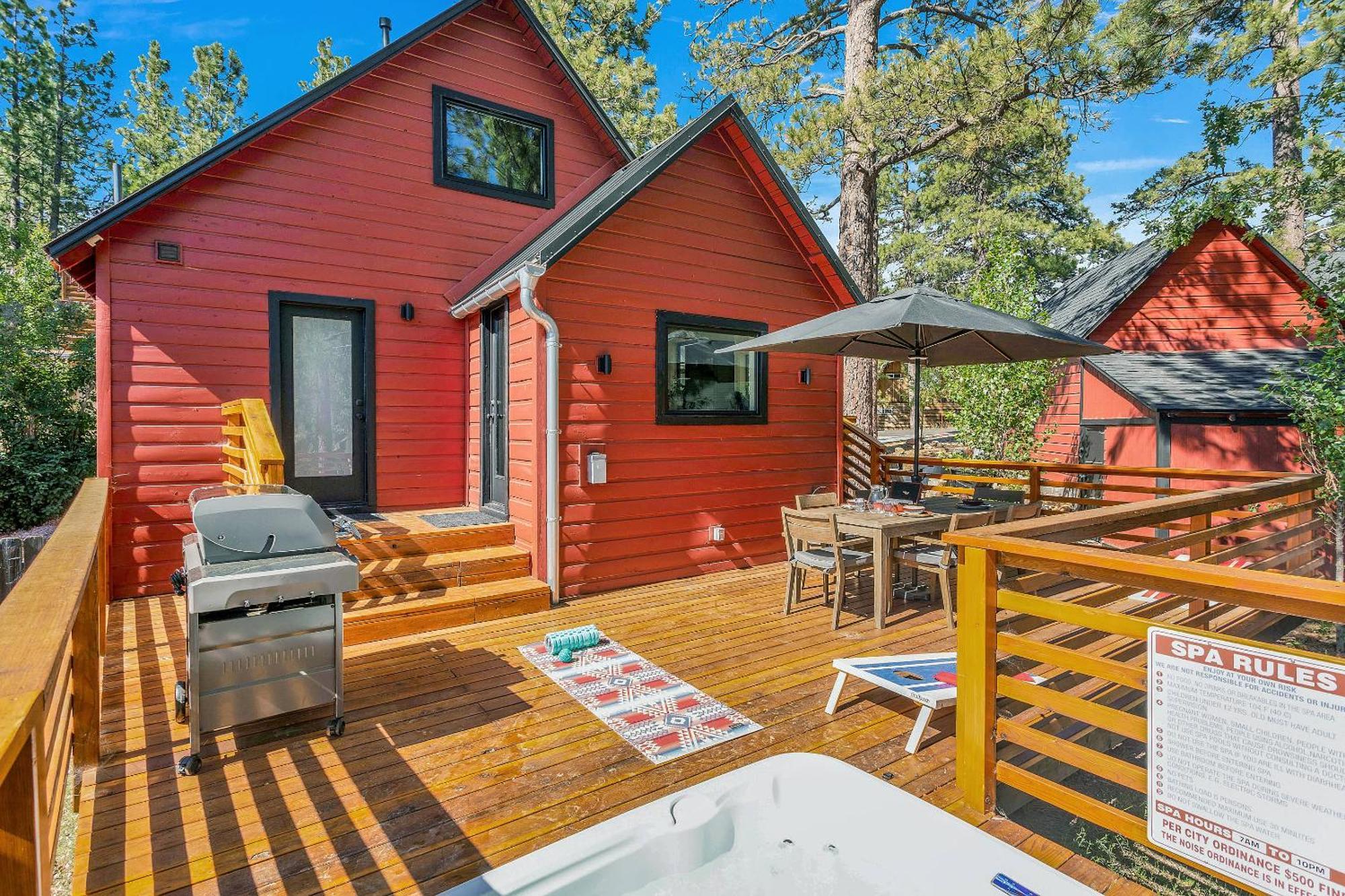 Sled-Ski Lakeside Village Cabin - Spa - Bbq - Firepit - Loft - Games Big Bear Lake Dış mekan fotoğraf